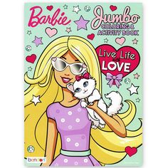 BARBIE Coloring Book | 1-Title. Barbie Coloring Book, The Dot Book, Barbie Books, Quiet Play, Barbie Coloring, Activities For Boys, Types Of Books, Barbie Party, Favorite Cartoon Character