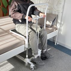 If you need to care for your parents with limited mobility or bed-ridden, What do you regard as the most difficult part? move them from Bed to commode, give them a happy bath? Or transfer them to a wheelchair for an outside walk? Multi-functions ​in one machine can be a PATIENT LIFT, WHEELCHAIR, BEDSIDE COMMODE, or BATHROOM CHAIR. this wheelchair may be readily transferred from one location to another, such as a sofa, bed, toilet, or seat. Improve the quality of life by making travel, toileting, Mobility Scooter Accessories, Bedside Commode, Bathroom Chair, Ada Bathroom, Commode Chair, Stair Lift, Bed Chair, Disabled People, Nursing Notes