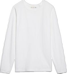 Classic Long Sleeve Tops For Everyday, Fitted Organic Cotton Top For Fall, Organic Cotton Long Sleeve Spring Tops, Organic Cotton Long Sleeve Tops For Spring, Long Sleeve Organic Cotton Tops For Spring, Classic Long Sleeve T-shirt For Spring, Spring Long Sleeve Organic Cotton Tops, Classic Organic Cotton Solid Tops, Classic Plain Cotton Shirt