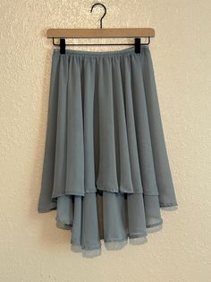 Perfect ballet skirt for rehearsal, class, or photoshoots. High-low full circle skirt with a comfortable elastic waistband. Made using a light chiffon fabric and available in a wide variety of colors. Ballet Rehearsal, Ballet Skirts, Full Circle Skirt, Womens Sports, Full Circle Skirts, Full Circle, Circle Skirt, Chiffon Fabric, Dusty Blue