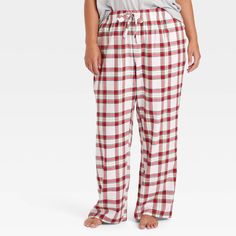 Stay effortlessly comfortable as you lounge around the house or run errands wearing these Flannel Pajama Pants from Auden™. These pajama pants made from cotton flannel fabric in a regular fit provide cozy wear. A full elastic waistband with a drawstring provides a stay-put fit, while side pockets offers space for stashing your at-home or on-the-go essentials. Pair them with your favorite comfy tops and sweatshirts for a number of versatile looks. Auden™: Comfort true to every shape & hue. Comfortable Relaxed Fit Pants For Bedtime, Comfortable Relaxed Fit Bedtime Pants, Relaxed Fit Pants With Elastic Waistband For Bedtime, Cozy Casual Relaxed Fit Pants, Plaid Sleepwear With Relaxed Fit Long Pants, Cozy Relaxed Fit Pants For Sleepover, Comfortable Cotton Bottoms For Overnight, Relaxed Fit Full Length Sleepwear For Pajama Party, Casual Long Pants For Overnight