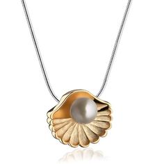 Ladies always look for a change when it comes to choosing accessories. They check for comfort and expect to bring the real majestic into their accessory. The Cremation Pendant Sea Shell Pearl Gold Vermeil Two Tone is an excellent choice to reckon as the style of this cremation pendant is so convincing. Features & Benefits Jewelry Type – Pendant with Chain Material – 925 Silver Shape – Sea Shell Shaped with Curved Edges Finish – Glistening Rhodium Plating Accessory – 20” long Snake Chain Pack Luxury Silver Necklace Keepsake, Luxury Silver Necklace For Keepsake, Elegant Necklace With Polished Finish For Keepsake, Elegant Large Pendant Jewelry Keepsake, Luxury Silver Keepsake Necklace, Elegant Keepsake Necklaces With Detachable Pendant, Elegant White Gold Keepsake Necklaces, Long Snake, Pendant With Chain