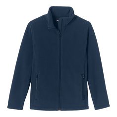 Keep your kiddo cozy and comfortable at school with this midweight fleece jacket from Lands' End. Keep your kiddo cozy and comfortable at school with this midweight fleece jacket from Lands' End. Click on this KIDS APPAREL & SHOES GUIDE to find the perfect fit and more! Zipper closure Functonal pockets Antistatic & anti-pill finish TEMPERATURE RATING – WARMER: +11° to +37° FahrenheitFABRIC & CARE Polyester Machine wash Imported Size: XL (14/16). Color: Classic Navy. Gender: male. Pattern: Solid. Fleece Outerwear For School In Fall, Casual Fleece Outerwear For School, Winter School Fleece Outerwear, Navy Fleece Winter Jacket, Navy Winter Fleece Jacket, Navy Fleece Jacket For Winter, Navy Fleece Jacket For Outdoor, Navy Long Sleeve Fleece Jacket With Fleece Lining, Blue Gender