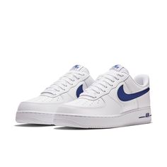 Nike Air Force 1 '07 3 'White Deep Royal' White/Deep Royal AO2423-103 Classic White Low-top Nike Air Force 1, Classic White Nike Air Force 1 For Streetwear, Classic White Custom Nike Sneakers, Classic White Nike Air Force 1 With Boost Midsole, Classic White Basketball Shoes, Nike Air Force 1 White With Boost Midsole, Nike Air Force 1 With Boost Midsole In White, Classic Summit White Sneakers For Streetwear, Classic White Custom Sneakers With Cushioned Footbed