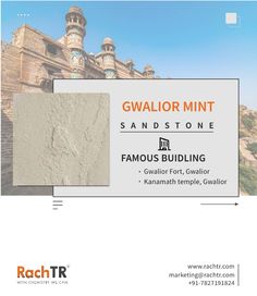 a brochure with the name gwallor mintt sandstone on it