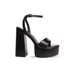 "Take favorite looks to new heights with these platform sandals from Antonio Cavala. Crafted from super comfortable materials, this pair sports a platform and trend-forward block heel for a flirty, dynamic highlight.  FEATURES Vegan Leather. Adjustable ankle strap closure Open toe Synthetic lining Padded footbed 1.5\" platform, 5.3\" covered block heel SUPER COMFORT INSOLE ONLY HIGH QUALITY MATERIALS USED SAME DAY SHIPPING!!" Trendy Chunky Platform Sandals Open Toe, Trendy Thick Bottom High Heels, Trendy Padded Wedge Heel Block Heels, Trendy Padded Wedge Block Heels, Trendy High Heel Chunky Platform Sandals, Trendy Wedge Block Heels With Padded Heel, Trendy Chunky Platform Open Heel Heels, Trendy Chunky Platform High Heels, Trendy Chunky Platform Heels