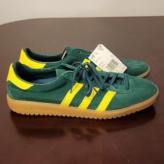 Adidas Bermuda Size 11 Adidas Bermuda, Adidas Yellow, Shoes Adidas, Mens Shoes Sneakers, Adidas Shoes, Adidas Men, Green Yellow, Adidas Sneakers, Men's Shoes