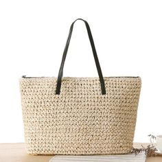 Free U.S. shipping. Style:  , color:White, suite for season：Summer ，Beach, Going out, Hanging out, Honeymoon, Material Paper rope, White Paper Straw Tote Summer Beach Bags for Travelling Summer Beige Straw Bag For Day Out, Summer Day Out Rectangular Straw Bag, White Straw Beach Bags, Large Capacity Straw Beach Bag For Day Out, Chic White Beach Bag For Beach Season, Chic Beige Beach Bag For Summer, Chic White Beach Bag, Casual Summer Woven Shoulder Bag, Casual Woven Shoulder Bag For Summer