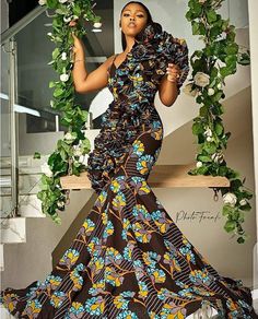 Have you got a wedding to attend, photo-shoot, engagement, gala event, graduation, homecoming and other social event? Then you need this beautiful dress for such purposes. Features: Brand New 100% cotton fabric of highest grade/quality. Carefully lined for perfect fit. Professionally sewn and finished. Before ordering, kindly go through the available fabrics and size chart to make your choice. If you wish to provide your measurements for more perfect fit, kindly send the following: * Bust * Wais Fitted Gown With Ruffles For Wedding Guest, Fitted Ruffle Gown For Wedding Guest, African Wedding Dress Ankara, African Print Wedding Dress, Ankara Maxi Dress, Moda Afro, African Party Dresses, African Princess, Dress Ankara