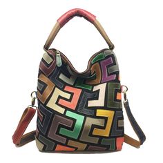 PRICES MAY VARY. Title: Riutiru Handmade Cowhide Multi-color Block Random Stitching Unique Style Women's Bag - Crossbody, Shoulder and Handheld (A-1072). Product Type: Arborist Merchandising Root > Self Service > Custom Stores > 935e7a06-ca2b-4ddf-a94d-320834cbcb3b_0 > 935e7a06-ca2b-4ddf-a94d-320834cbcb3b_9701 Bohemian Bags, Tshirt Bag, Patchwork Bags, Genuine Leather Handbag, Bum Bag, Leather Messenger Bag, Work Bags, Leather Bags, Beautiful Bags