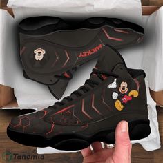 Product Infomation: {{product_name}}This is Shoes Air Jordan 13 Custom Print On Demand. Best shoes gifts for men women with full size+ Style: Air Jordan 13.+ Upper skin can print patterns.+ Hidden... Shoes Disney, Printed Shoes, Jordan 13 Shoes, Best Shoes, Jordan 13, Shoe Gifts, Shoe Print, Disney Mickey Mouse, Gifts For Men