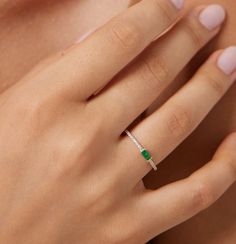 14K SOLID YELLOW GOLD EMERALD RING This is a beautiful 14K Solid Yellow Gold Baguette lab created Emerald Ring with Diamond CZ.-PRODUCT DETAILS -Metal : 14K SOLID GOLDRing Width : 1.25mmEmerald Dimension : 4.50mm x 1.90mm Dainty Luxury Emerald Ring For Formal Occasions, Dainty Luxury Emerald Ring For Formal Events, Luxury Dainty Emerald Ring For Formal Occasions, Emerald Ring Vintage Dainty, Emerald Ring Simple Stone, Luxury Minimalist Emerald Ring For May Birthstone, Emerald Ring Embedded, Luxury Dainty Emerald Ring, Oval Emerald Ring Simple