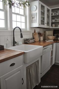 the kitchen is clean and ready to be used as a place for cooking or baking