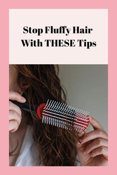 How To Stop Hair Going Fluffy After Washing It? Wanna know how to stop frizzy hair after washing your hair? How to prevent frizzy hair! Style Frizzy Hair, Stop Frizzy Hair, Prevent Frizzy Hair, Frizzy Hair Hairstyles, Frizzy Hairstyles, Hairstyles For Frizzy Hair, Thick Frizzy Hair, Fizzy Hair