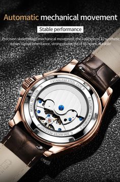 Men's Watches- Men Mechanical Watch Luxury Automatic Watch Leather Sapphire Waterproof Sports Moon Phase Wristwatch Model Number:1005002034414903 Case: Material - 316L Stainless Steel40mm in diameter Bezel 41mmLug to Lug 49.5mm Thickness 14mmBand width 20mm(Tungsten steel)Functions:Hollow out skeleton dial, second hand of globe, Swiss Super luminous powderGlass: Sapphire Crystal , AR CoatingLuminous: Swiss stunt watch luminous powder, environmentally friendly and durable, almost permanentCase Ba Business Chronograph Watch With Metal Dial, Business Watches With Skeleton Dial, Business Chronograph Watch With Skeleton Dial, Business Watch Accessories With Metal Dial, Automatic Business Watches, Automatic Watches With Round Dial For Business, Business Watches With Automatic Round Dial, Business Automatic Watches, Silver Chronometer Business Watches