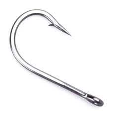 a fishing hook on a white background