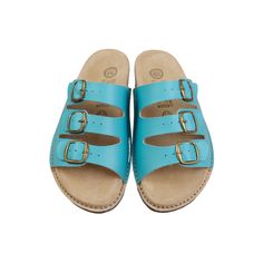 Product specifics: - available in all sizes (large sizes too) - insole - natural leather - outsole - natural leather - sole - light, comfortable styrogum - handmade - regional product - unique design Leather Beach Slippers With Buckle Closure, Green Leather Footbed Sandals For Beach, Green Leather Footbed Sandals, Blue Leather Clogs With Leather Footbed, Turquoise Sandals With Removable Insole For Beach, Blue Beach Clogs With Removable Insole, Blue Sandals With Leather Footbed And Open Toe, Turquoise Beach Sandals With Removable Insole, Blue Open Toe Sandals With Leather Footbed