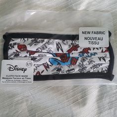 Adult Size L, Double Layer Fabric Nose And Mouth Mask. Unopened; From The Disney Store. Mouth Mask, Disney Accessories, Disney Store, Face Masks, Double Layer, Spiderman, Red White, Face Mask, Red And White