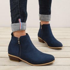 Buy More, SAVE More!

Upper Material: Artificial PU
Applicable scene: leisure
Suitable season: Spring, Autumn, Winter, Summer
Color: brown, black, blue , army green
Size: 35, 36, 37, 38, 39, 40, 41, 42, 43 Western Shoes, Low Heel Ankle Boots, Casual Slip On Shoes, Spring Boots, Short Heels, Chelsea Boots Women, Platform Heels Chunky, Casual Heels, Spring Women