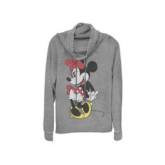 Show your love for all things Disney with this juniors' cowlneck sweatshirt. ©Disney Show your love for all things Disney with this juniors' Cowlneck Graphic Lightweight Long Sleeve. ©Disney Cowlneck Long sleevesFABRIC & CARE Polyester, rayon, spandex Machine wash Imported Size: X Small. Color: Gray Heather. Gender: female. Age Group: kids. Material: Polyester|Cotton Blend|Cotton. Mickey Love, Vintage Couples, Disney Designs, Cowl Neck Sweatshirt, Girls Top, Cowl Neck Long Sleeve, Mickey Mouse And Friends, Classic Style Women, Graphic Top