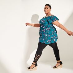 Our stretchy knit legging features our signature second-skin fit, with a thick waistband that smooths your tummy and lends all-day comfort. White Lace Leggings, Lace Leggings, Summer Work, Knit Leggings, Plus Size Leggings, Work Attire, Black Crop, Work Outfits