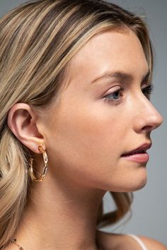 These earrings are so fun and on trend! These will add to any outfit! They are about 1.25 inches long Lead/Nickel compliant Chic Shop, Silver Hoop Earrings, Silver Gold, Hoop Earrings, Trending Outfits, Silver, Gold