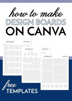 how to make design boards on canvas