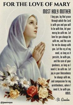 Lady Picture, Hail Mary Prayer, Thanksgiving Prayer