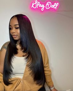 Hairstyles For Black Women Lace, Bumped Ends, Birthday Hairstyles For Black Women, Black Women Lace Front Wigs, Black Hair 90s, Long Ponytail Hairstyles, Boring Hair