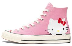 Converse Chuck Taylor All Star 70 Hi Hello Kitty Pink | POIZON Chuck Taylor 70, Hi Hello, Converse Chuck 70, Chuck 70, Star Sneakers, Converse Sneakers, Hi Top, Converse Chuck Taylor All Star, Converse High Tops