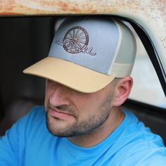 Keeping the hot southern sun out of your eyes and away from your face is important during the heat of June, July and August--both for guys and gals. Our classic, wide-brimmed trucker hat subtly announces your southern roots while shading your head and face. Crown: Structured Pro Crown | Pro-Stitched Finish | Adjustable Snap-Back Visor: Pre-Curved | Curved or Flat - Shape It How You WantSweatband: 3-Part Comfort Cotton FitClosure: Plastic Adjustable Snap-Back Sizes: Adult | One Size Fits Most Summer Trucker Hat With Flat Brim, Flat Brim Trucker Hat For Summer Outdoor, Adjustable Flat Brim Trucker Hat For Summer, Summer Flat Brim Trucker Hat For Outdoor, Summer Outdoor Trucker Hat With Flat Brim, Summer Trucker Hat With Upf 50+ And Curved Brim, Summer Trucker Hat With Curved Bill, Summer Adjustable Flat Brim Trucker Hat, Summer Adjustable Trucker Hat With Flat Brim