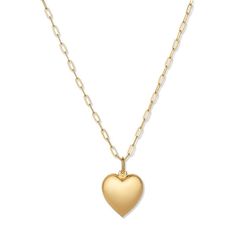 When you think Hart, think joyful jewelry. Created by Charlestonian Hart Hagerty in 2016, each piece of HART is a talisman to positivity, creating a soul-boosting experience for the modern, mindful woman. With a chain crafted is a premium gold-filled cable, this sweet, timeless necklace features the brand’s puffy heart charm on its medium cable chain. Product Details Gold-plated brass chain. Made in the U.S.A. Care Instructions Hart proudly plates her necklaces with a 14K gold finish that is mor Puffy Heart Necklace, Timeless Necklace, Puffy Heart Charms, Heart Charm Necklace, Custom Charms, Meaningful Jewelry, Puffy Heart, Rich Girl, Shell Necklaces