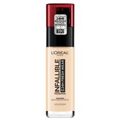 L'Oreal Paris Infallible 24hr Fresh Wear Foundation Snow - 1 fl oz Base Loreal, Loreal Foundation, Tattoo Makeup Coverup, Infallible Foundation, Loreal Paris Makeup, Foundation With Spf, Loreal Infallible, Long Lasting Foundation, Loreal Paris Infallible