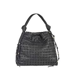 Woven leather shoulder bag, large size Snap top and coulisse closure Top leather handle, 48 cm / 18.89" Inside: linen lining, one zip pocket and one leather pocket with snap closure Dimensions: H.32 x W.42 x D.14 cm / 12.99" x 16.53" x 5.51" Handmade bag, made in Vigevano (Italy) Henry Beguelin Bag BD5740 Canotta Arricciata L Intr. Bambù Luxury Double Handle Hobo Bag For Errands, Luxury Shoulder Bag With Braided Double Handles, Luxury Bags With Braided Double Handles, Luxury Satchel With Braided Handles, Luxury Top Handle Hobo Bag For Errands, Luxury Hobo Bag With Leather Handles For Shopping, Luxury Hobo Bag With Removable Pouch, Luxury Hobo Bag For Shopping With Leather Handles, Luxury Tote Shoulder Bag With Braided Handles