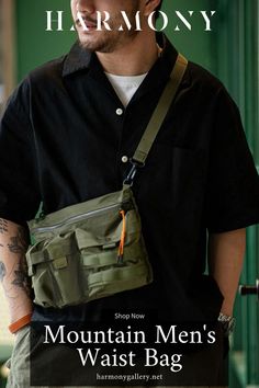 Discover the perfect blend of functionality and style with our Function Postman Oblique Cross Mountain Men's Waist Bag. Designed for versatility and convenience, this bag is ideal for everyday use or outdoor adventures. Experience the premium quality and practical design that sets HarmonyGallery apart. #MensWaistBag #PostmanBag #ObliqueCross #MountainBag #HarmonyGallery #FunctionalFashion #OutdoorGear #EverydayCarry #PremiumQuality #StylishAccessories #VersatileDesign #MensWear Casual Streetwear Shoulder Bag, Casual Shoulder Bag For Streetwear, Streetwear Shoulder Chest Bag With Large Capacity, Techwear Chest Bag With Pockets For Travel, Streetwear Large Capacity Chest Shoulder Bag, Rectangular Shoulder Bag With Zipper For Streetwear, Large Capacity Shoulder Chest Bag For Streetwear, Large Capacity Chest Shoulder Bag For Streetwear, Casual Khaki Satchel For Outdoor