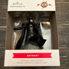 the batman action figure is in its box