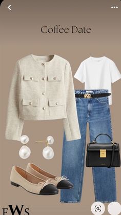 Classic Polished Outfits, Chic Casual Style, French Restaurant Outfit, Casual Chic Evening Outfit, French Style Fashion 2024, Chick Outfit Ideas, Nancy Myers Style Outfits, Spring 2025 Fashion, Jean Office Outfit