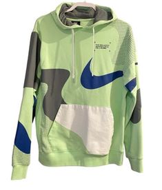 Nike Evolution of the Swoosh Reboot Hoodie Future Hoodie Sweatshirt Size M | eBay Green Hoodie With Kangaroo Pocket For Sports, Sporty Green Sweatshirt With Kangaroo Pocket, Nike Sweatshirt With Logo For Streetwear, Green Hooded Sweatshirt With Logo Print, Nike Crew Neck Hoodie For Streetwear, Nike Urban Crew Neck Hoodie, Nike Urban Hoodie With Crew Neck, Nike Urban Hoodie Sweatshirt, Nike Graphic Print Sweatshirt For Streetwear