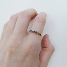 Riley Sapphire Ring | Mason Grace White Sapphire Ring, Ocean Vibes, Ring Collection, Rose Yellow, Aqua Marine, Stone Gold, Sapphire Blue, Ring Collections, Just Giving