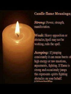 Candle Flame Meanings, Flame Meanings, Candle Meanings, Flames Meaning, Wicca Candles, Candle Color Meanings, Candle Meaning, Candle Magic Spells