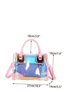 BagForLove-Holographic Square Bag with Crossbody Bag - Women Bag Sets Product Description Color Multicolor Strap Type Adjustable Strap Type Double Handle Pattern Type Plain Style Fashionable Bag Size Medium Quantity 2 pcs Type Square Bag Material PVC Size Chart INCH CM Size Bag Width Bag Height Bag Length Strap Length one-size 5.5/3.9 7.5/3.9 10.6/7.9 47.2 Size Bag Width Bag Height Bag Length Strap Length one-size 14/10 19/10 27/20 120 Similar Products h2 { text-align: center; } .red-box { width Trendy Iridescent Bags, Iridescent Rectangular Travel Bag, Multicolor Bags With Clear Strap For Everyday Use, Multicolor Bags With Clear Strap, Trendy Iridescent Bag For Everyday Use, Iridescent Trendy Bag For Everyday Use, Trendy Iridescent Bags For Everyday Use, Iridescent Rectangular Shopping Bag, Trendy Iridescent Party Bag