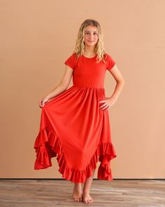 This boho dress with a high-low hem full skirt is perfect for any occasion. Dress it up or down and get ready to twirl! 65% Cotton, 35% polyester We recommend hand washing and hang drying this article of clothing. Flowy Maxi Dress With Ruffled Skirt, Flowy Layered Hem Maxi Dress, Flowy Maxi Dress With Layered Hem, Fitted Ruffle Dress With Asymmetrical Hem, Casual Dress With Tiered Layered Hem, Casual Dress With Layered Tiered Skirt, Casual Dresses With Asymmetrical Hem, Casual Asymmetrical Hem Dress, Flowy Maxi Length Ruffle Dress With Ruffled Skirt