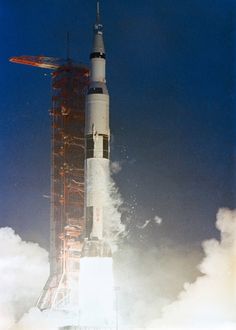 an image of a rocket launching into the sky