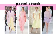 Summer fashion trends 2018 pastel colours Fashion Trend Pattern, Summer Fashion For Teens, Europe Fashion, Pastel Colours, Summer Color, Hottest Fashion Trends, New Fashion Trends