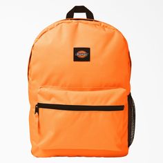 Carry all your books and school essentials with our Essential backpack. The bag features a large main compartment with internal laptop sleeve and a front zip pocket. Its fully padded back panel ensures all-day comfort. Foundation Skateboards, Almost Skateboards, Orange Backpack, Orange Backpacks, Van Accessories, Stance Socks, Luggage Backpack, School Essentials, Essential Bag