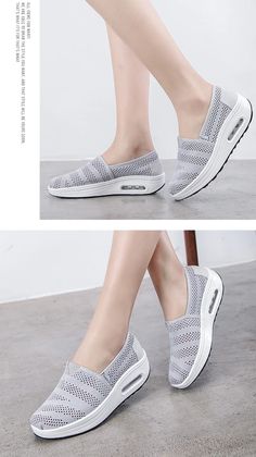 Caridad Women's Comfortable Walking Canvas Platform Shoes | Ultrasellershoes.com – Ultra Seller Shoes Platform Wedges, Sports Shoes, Platform Shoes, Types Of Shoes, Slip On Sneaker, Wedges, Sport Shoes, Walking, Slip On