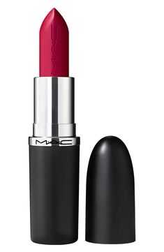 What it is: The brand's signature satin lipstick that's been maxed out to give lips more with a sleek satin finish and a nourishing formula that looks richer, feels creamier, glides smoother and hydrates lips for eight hours.What it does: Get more color with full-coverage, pigment-rich payoff in an artist-approved range of 34 personality-packed shades. Get more comfort with a balmy blend of good-for-lips ingredients, including pomegranate flower extract to hydrate lips and camellia seed and rose Lips With Lip Liner, Pomegranate Flower, Apply Lipstick, How To Look Rich, Satin Lipstick, How To Apply Lipstick, Lip Hydration, Rosehip Oil, Flower Extract