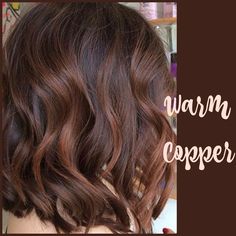 I really want some copper higlights Warm Copper Balayage, Warm Copper Balayage Brunette, Copper Brown Balayage, Highlights Copper, Ideas For Hair Color, Haircolor Ideas, Copper Balayage, Brown Ombre Hair, Color Highlights