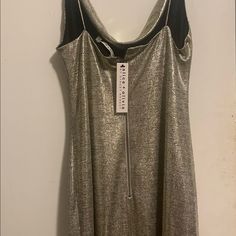 Bought For Ny Eve And Never Wore Silver Sleeveless Bodycon Dress, Sleeveless Silver Bodycon Dress, Metallic Sleeveless Bodycon Dress For Night Out, Silver Sleeveless Fitted Bodycon Dress, Glamorous Silver Sleeveless Bodycon Dress, Silver Fitted Sleeveless Bodycon Dress, Sleeveless Metallic Bodycon Dress For Night Out, Silver Fitted Mini Bodycon Dress, Silver Bodycon Mini Dress For Evening