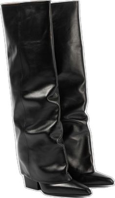 Luxury Leather Knee-high Boots For Work, Designer Calf Leather Knee-high Boots, Luxury Knee-high Boots With Leather Lining For Work, Luxury Leather-lined Knee-high Boots For Work, Calf Leather Knee-high Boots, Luxury Knee-high Boots With Pointed Toe For Work, Luxury Knee-high Calf Leather Boots With Leather Lining, Luxury Calf Leather Knee-high Boots With Leather Lining, Luxury Leather Knee-high Boots For Business